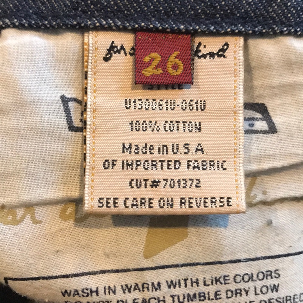7 for all mankind premium denim jeans size 26 - Picture 4 of 5